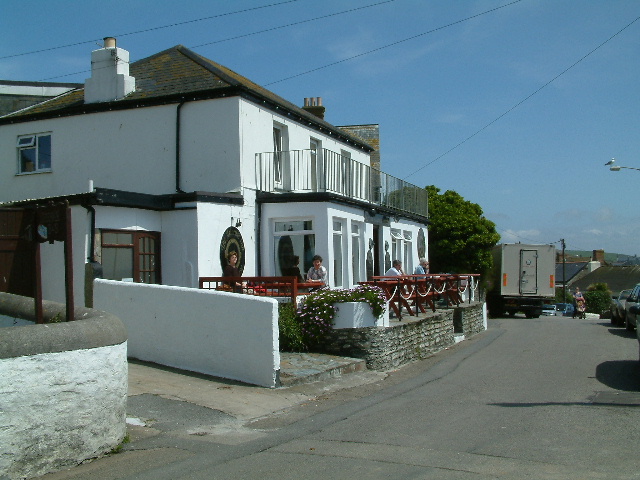 The Atlantic Inn, Peverell Terrace, Porthleven. 27 May 2003.